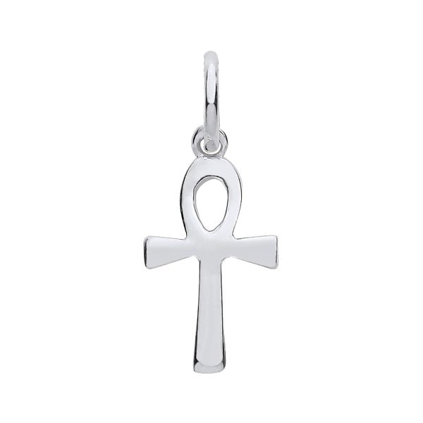 STERLING SILVER SMALL ANKH CROSS PENDANT