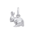 STERLING SILVER BUNNY RABBIT PENDANT