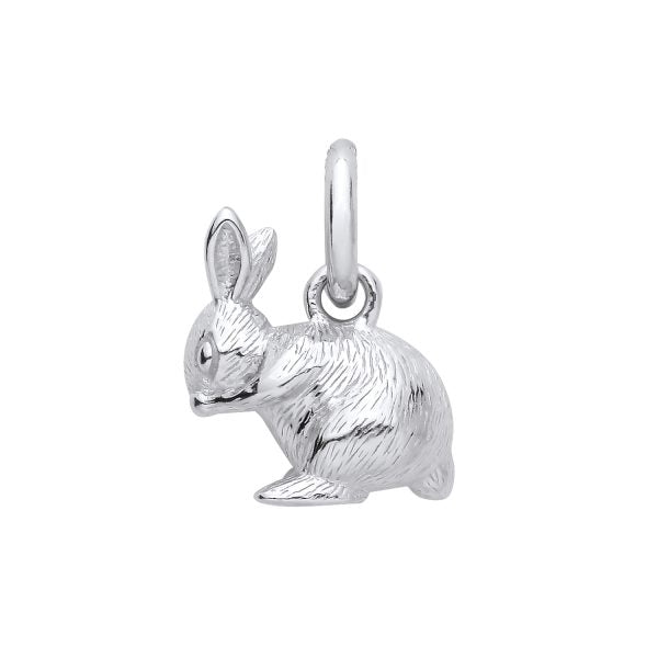 STERLING SILVER BUNNY RABBIT PENDANT