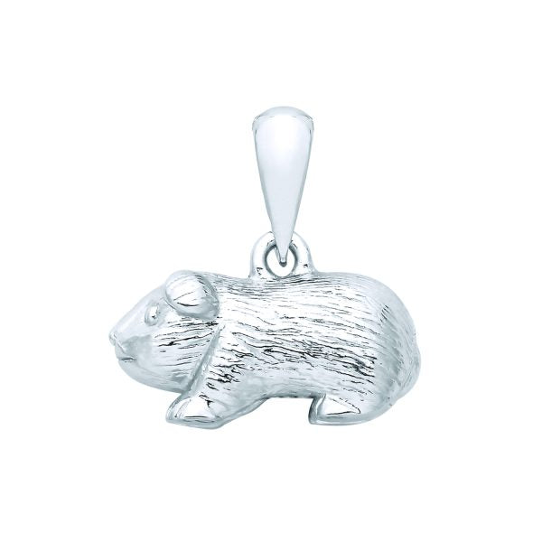 STERLING SILVER GUINEA PIG PENDANT