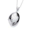 STERLING SILVER OVAL PHOTO LOCKET NECKLACE – 16   2 INCH